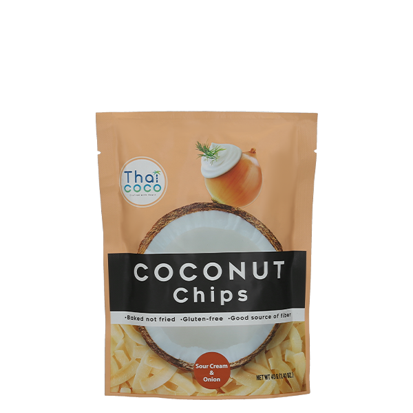 Coconut Chip Sour Cream & Onion flavor 40 g.
